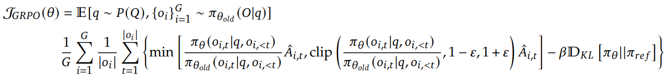 GRPO objective function